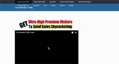 Desktop Screenshot of getwebsitetraffic.org